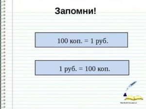 Сколько копеек в 1 рубле