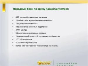 Кредиты Народного банка Казахстана