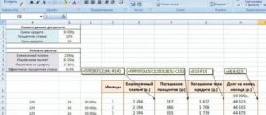 Расчет аннуитетных платежей по кредиту: калькулятор в Excel