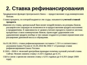 Что такое ставка рефинансирования ЦБ РФ понятным языком