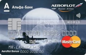 Карта Альфа-Банк Аэрофлот Бонус