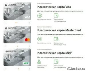 Сколько стоит обслуживание карты Сбербанка Visa Classic