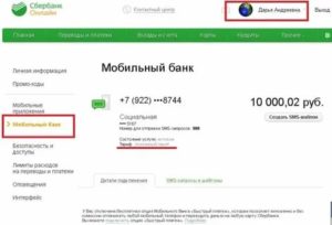 Как в Сбербанк онлайн изменить тариф мобильного банка