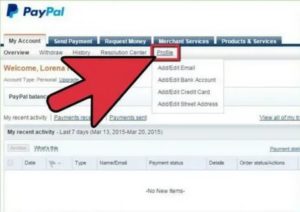 Как узнать номер своего счета PayPal
